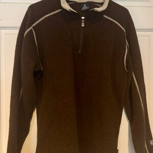 Kuhl Brown Half-Zip Sweatshirt